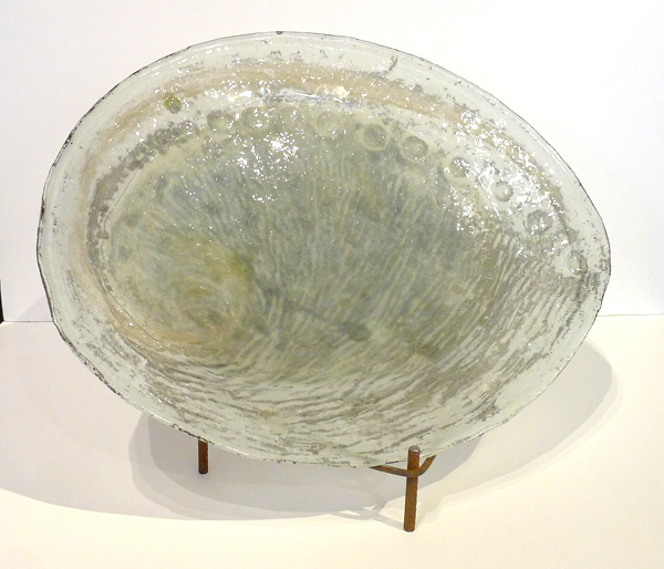 Ormeau, sculpture en verre de Catherine Dubon