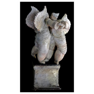 Sculpture d'un couple d'anges