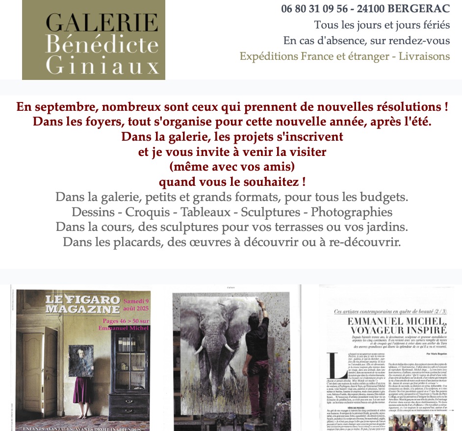 Lettre mensuelle de septembre 2025