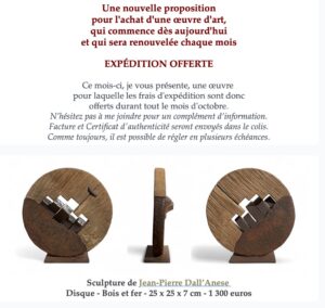 Lettre mensuelle de octobre 2025