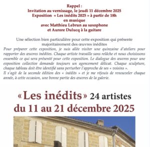 Lettre mensuelle de décembre 2025