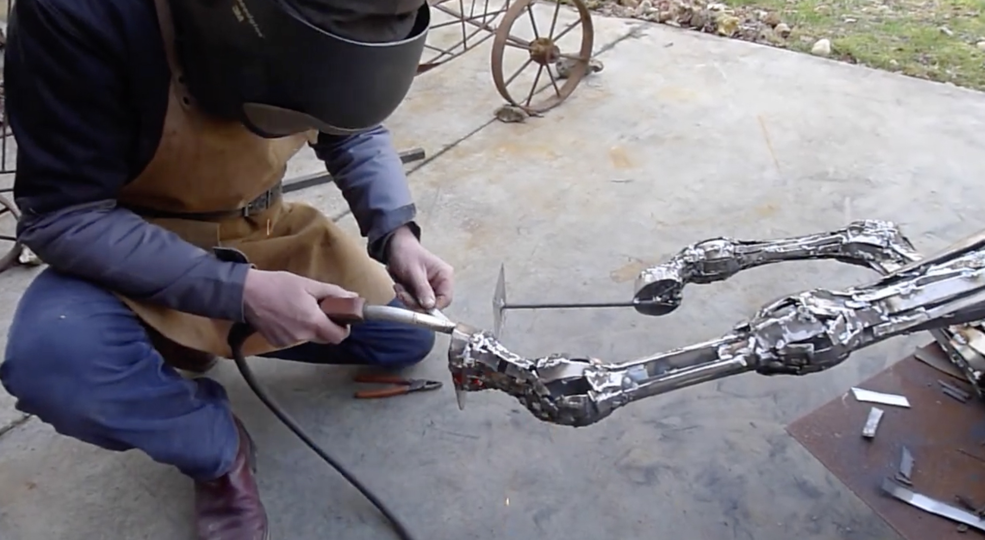 2017 - Christian Hiraly Visite Atelier - Juillet